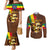 Ethiopia Culture - Proud of Coffee Couples Matching Mermaid Dress and Long Sleeve Button Shirt