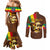 Ethiopia Culture - Proud of Coffee Couples Matching Mermaid Dress and Long Sleeve Button Shirt