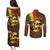 Ethiopia Culture - Proud of Coffee Couples Matching Puletasi and Long Sleeve Button Shirt