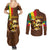 Ethiopia Culture - Proud of Coffee Couples Matching Summer Maxi Dress and Long Sleeve Button Shirt