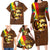 Ethiopia Culture - Proud of Coffee Family Matching Long Sleeve Bodycon Dress and Hawaiian Shirt