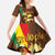 Ethiopia Culture - Proud of Coffee Family Matching Off The Shoulder Long Sleeve Dress and Hawaiian Shirt