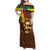 Ethiopia Culture - Proud of Coffee Family Matching Off Shoulder Maxi Dress and Hawaiian Shirt