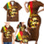 Ethiopia Culture - Proud of Coffee Family Matching Short Sleeve Bodycon Dress and Hawaiian Shirt