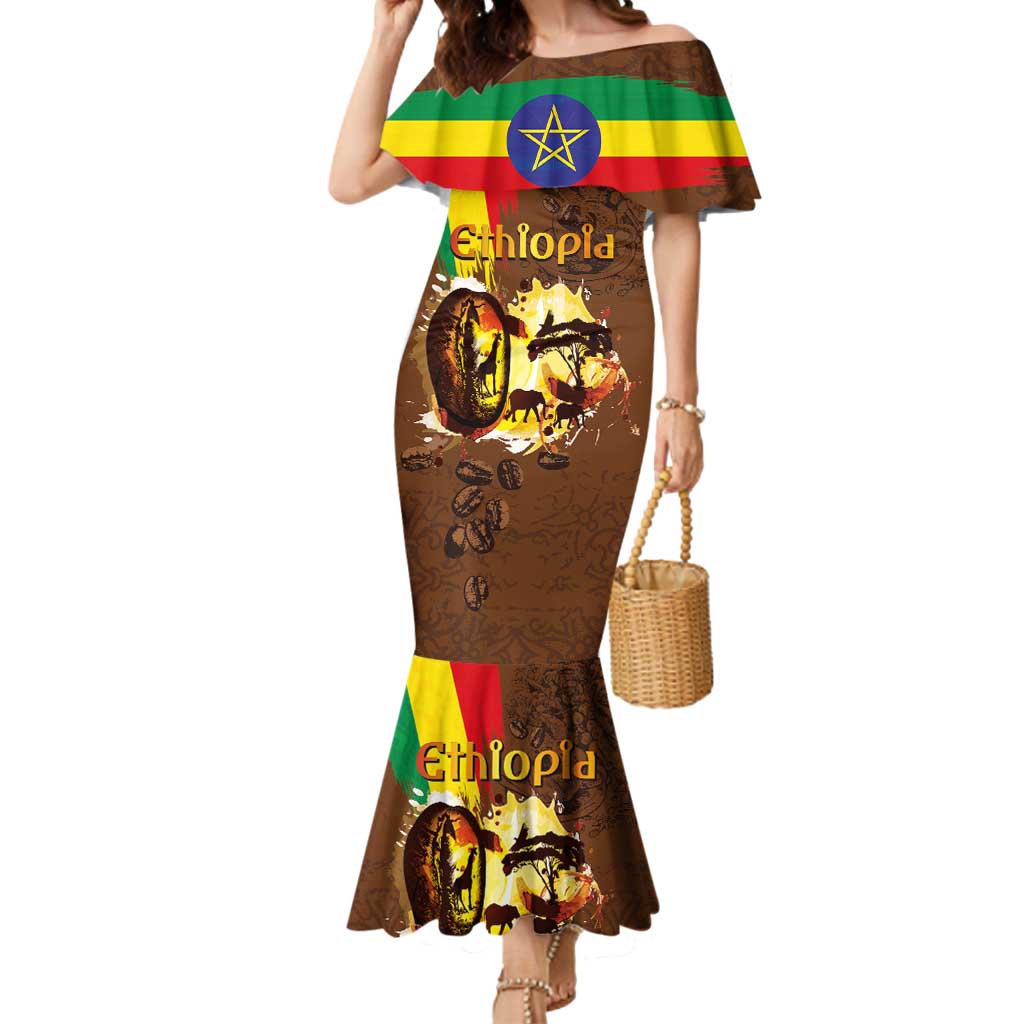 Ethiopia Culture - Proud of Coffee Mermaid Dress