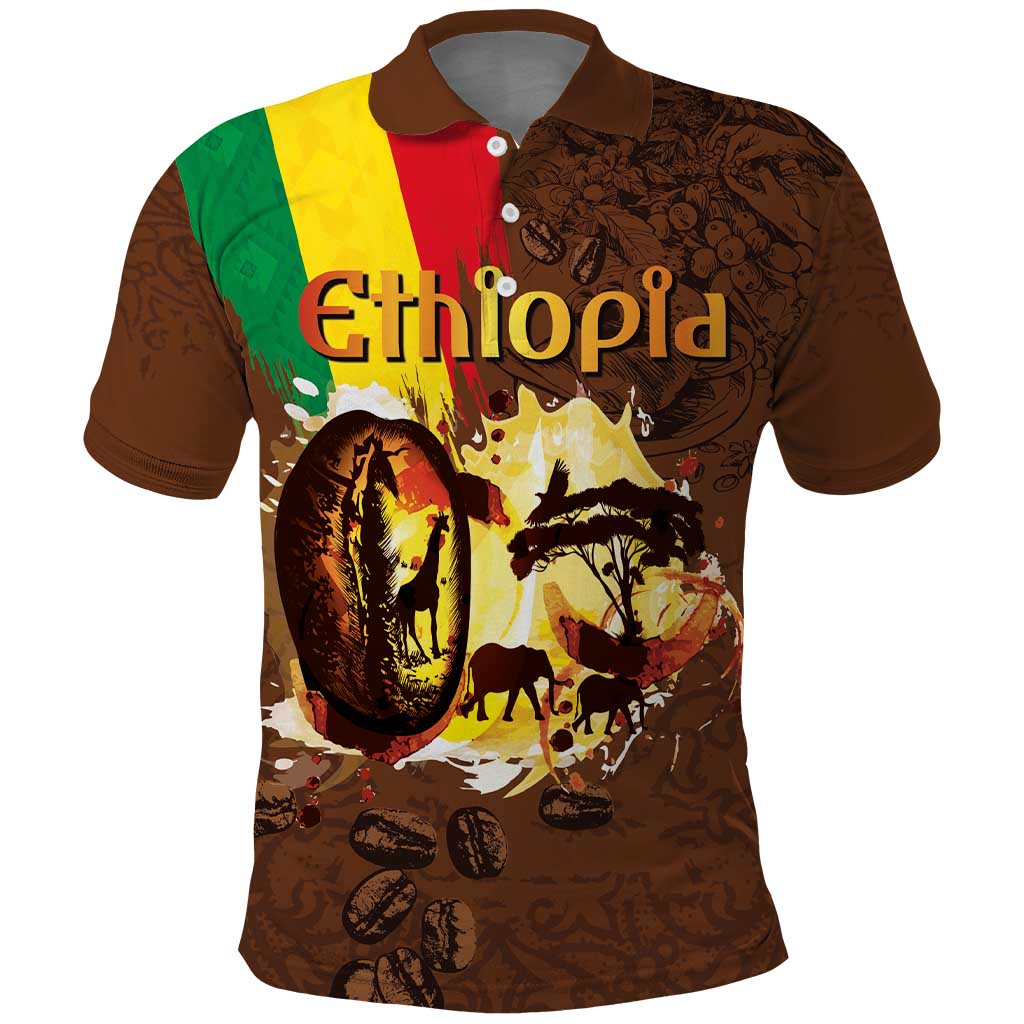 Ethiopia Culture - Proud of Coffee Polo Shirt