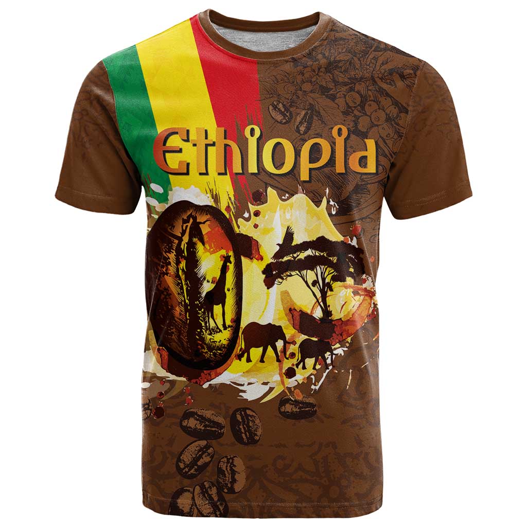 Ethiopia Culture - Proud of Coffee T Shirt - Wonder Print Shop