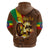 Ethiopia Culture - Proud of Coffee Zip Hoodie - Wonder Print Shop