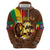 Ethiopia Culture - Proud of Coffee Zip Hoodie - Wonder Print Shop