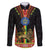 Ethiopia Culture Family Matching Long Sleeve Bodycon Dress and Hawaiian Shirt Lion of Judah with The Star Seal - Dashiki Style