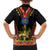 Ethiopia Culture Family Matching Puletasi and Hawaiian Shirt Lion of Judah with The Star Seal - Dashiki Style