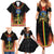 Ethiopia Culture Family Matching Summer Maxi Dress and Hawaiian Shirt Lion of Judah with The Star Seal - Dashiki Style