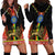 Ethiopia Culture Hoodie Dress Lion of Judah with The Star Seal - Dashiki Style