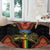 Ethiopia Culture Round Carpet Lion of Judah with The Star Seal - Dashiki Style - Wonder Print Shop