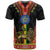 Ethiopia Culture T Shirt Lion of Judah with The Star Seal - Dashiki Style - Wonder Print Shop