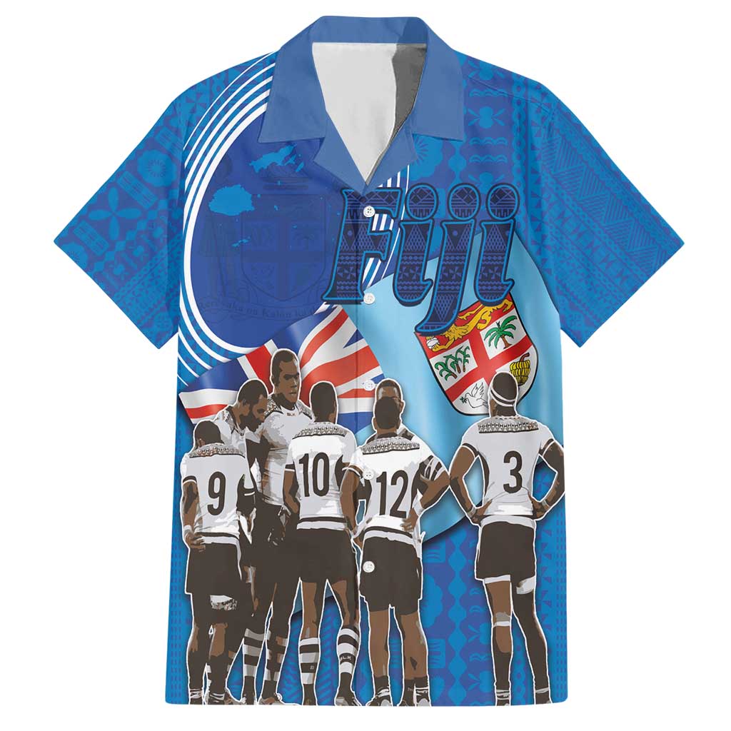 Fiji Rugby Sevens Hawaiian Shirt Commemorate Gold Medal - Rio de Janeiro 2016 - Wonder Print Shop