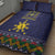 Philippines Merry Christmas Quilt Bed Set Maligayang Pasko with Parol and Xmas Pattern Barong Style - Wonder Print Shop