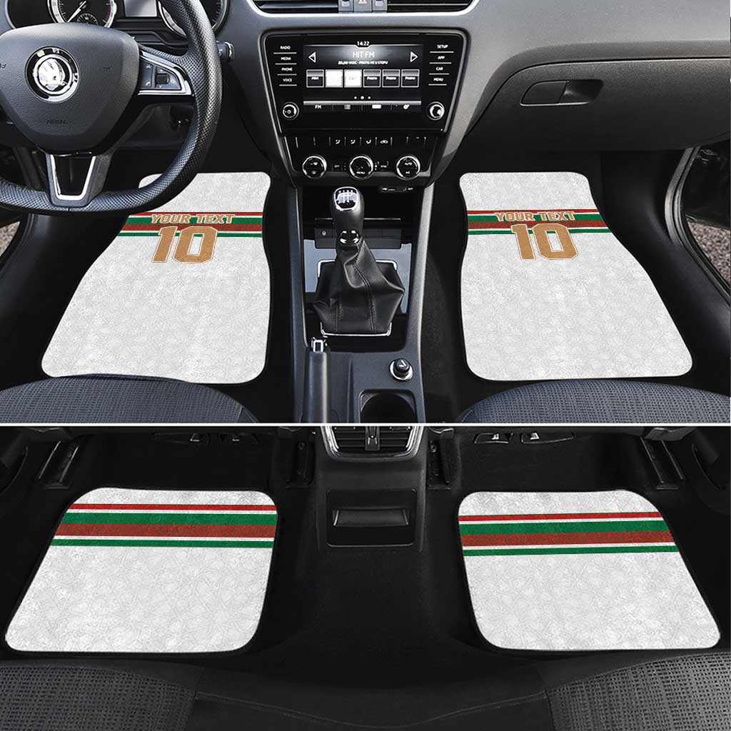 Custom Morocco Football Car Mats The Roar of Atlas Lions