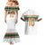 Custom Morocco Football Couples Matching Mermaid Dress and Hawaiian Shirt The Roar of Atlas Lions - Wonder Print Shop