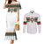 Custom Morocco Football Couples Matching Mermaid Dress and Long Sleeve Button Shirt The Roar of Atlas Lions