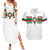 Custom Morocco Football Couples Matching Summer Maxi Dress and Hawaiian Shirt The Roar of Atlas Lions