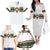 Custom Morocco Football Family Matching Off The Shoulder Long Sleeve Dress and Hawaiian Shirt The Roar of Atlas Lions - Wonder Print Shop