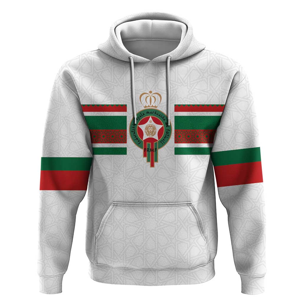 Custom Morocco Football Hoodie The Roar of Atlas Lions