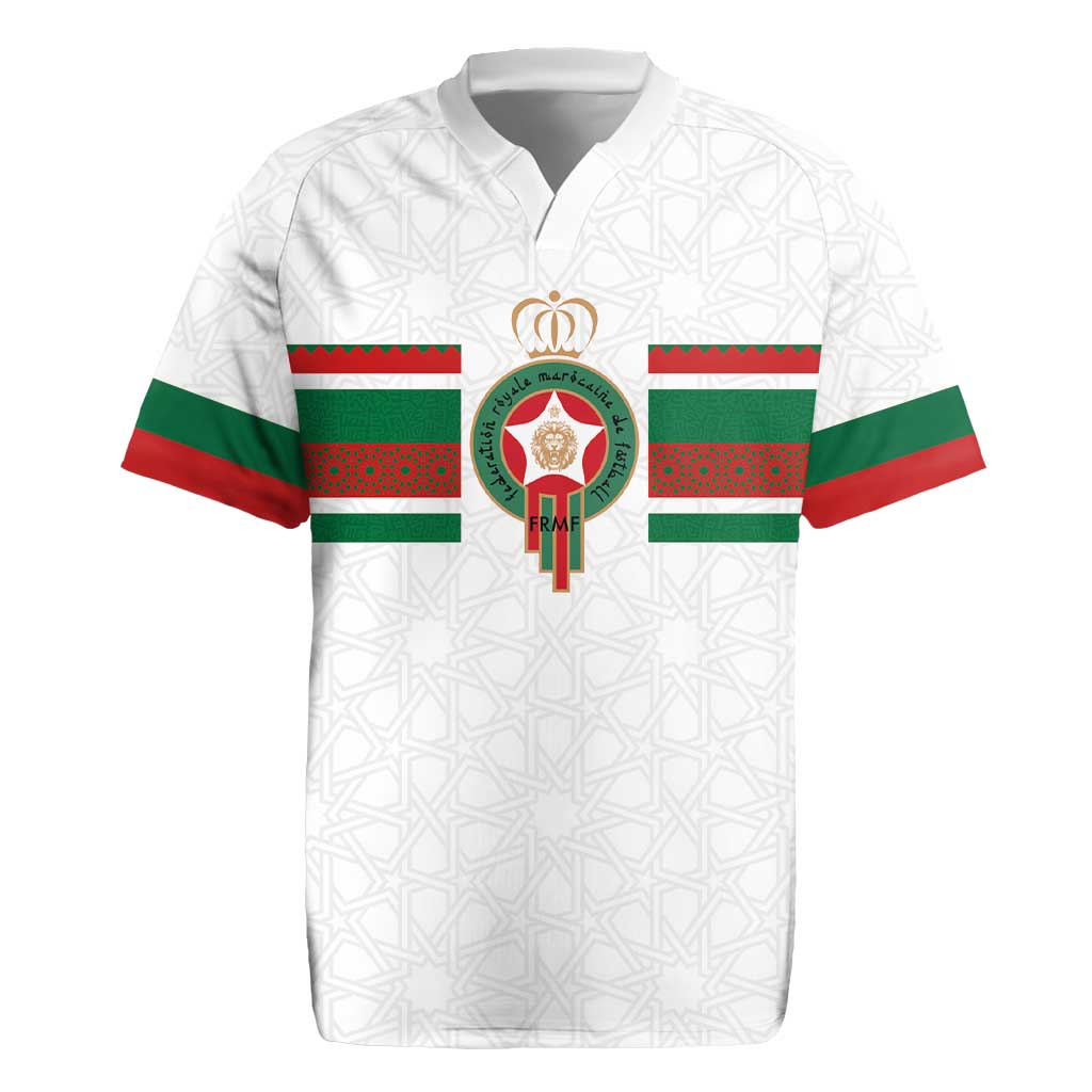 Custom Morocco Football Rugby Jersey The Roar of Atlas Lions - Wonder Print Shop