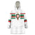 Custom Morocco Football Wearable Blanket Hoodie The Roar of Atlas Lions - Wonder Print Shop