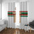 Custom Morocco Football Window Curtain The Roar of Atlas Lions - Wonder Print Shop