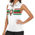 Custom Morocco Football Women Sleeveless Polo Shirt The Roar of Atlas Lions - Wonder Print Shop