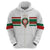 Custom Morocco Football Zip Hoodie The Roar of Atlas Lions