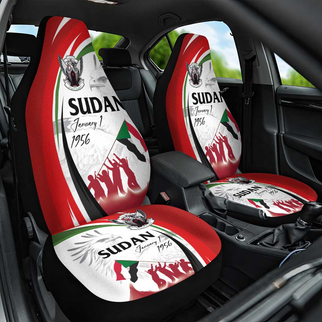 Sudan Independence Day Car Seat Cover Victory is Ours - Soldiers of the Homeland - Wonder Print Shop