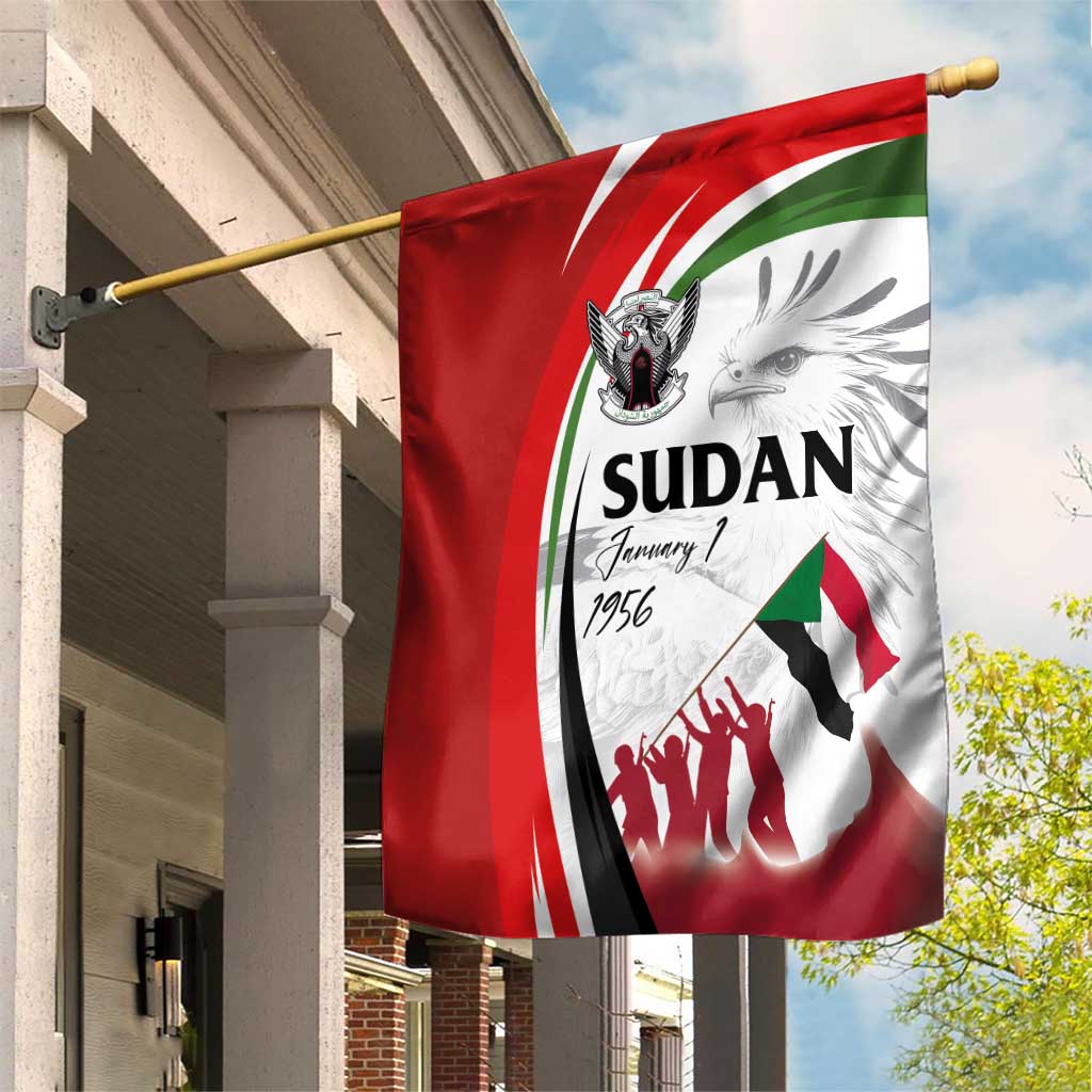 Sudan Independence Day Garden Flag Victory is Ours - Soldiers of the Homeland - Wonder Print Shop