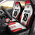 Custom Sudan Football Car Seat Cover Falcons of Jediane - Wings of Victory - Wonder Print Shop