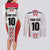 Custom Sudan Football Couples Matching Long Sleeve Bodycon Dress and Long Sleeve Button Shirt Falcons of Jediane - Wings of Victory - Wonder Print Shop