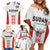 Custom Sudan Football Family Matching Off Shoulder Short Dress and Hawaiian Shirt Falcons of Jediane - Wings of Victory - Wonder Print Shop