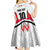 Custom Sudan Football Kid Short Sleeve Dress Falcons of Jediane - Wings of Victory - Wonder Print Shop