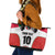 Custom Sudan Football Leather Tote Bag Falcons of Jediane - Wings of Victory - Wonder Print Shop