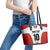 Custom Sudan Football Leather Tote Bag Falcons of Jediane - Wings of Victory - Wonder Print Shop