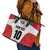 Custom Sudan Football Leather Tote Bag Falcons of Jediane - Wings of Victory - Wonder Print Shop