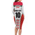 Custom Sudan Football Long Sleeve Bodycon Dress Falcons of Jediane - Wings of Victory - Wonder Print Shop