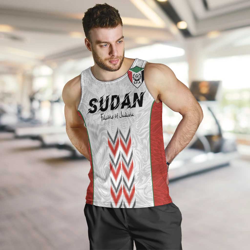 Custom Sudan Football Men Tank Top Falcons of Jediane - Wings of Victory