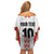 Custom Sudan Football Off Shoulder Short Dress Falcons of Jediane - Wings of Victory - Wonder Print Shop