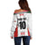 Custom Sudan Football Off Shoulder Sweater Falcons of Jediane - Wings of Victory