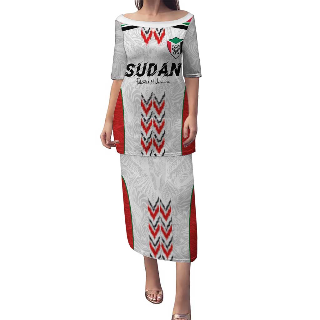 Custom Sudan Football Puletasi Falcons of Jediane - Wings of Victory - Wonder Print Shop