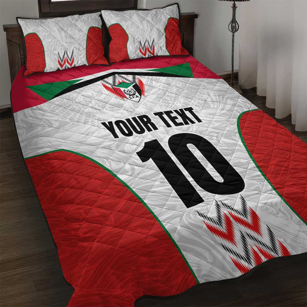 Custom Sudan Football Quilt Bed Set Falcons of Jediane - Wings of Victory - Wonder Print Shop