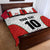 Custom Sudan Football Quilt Bed Set Falcons of Jediane - Wings of Victory - Wonder Print Shop