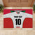 Custom Sudan Football Rubber Doormat Falcons of Jediane - Wings of Victory - Wonder Print Shop