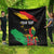 Personalized Juneteenth Freedom Day Quilt Raised Fist Black Power and Africa Pattern